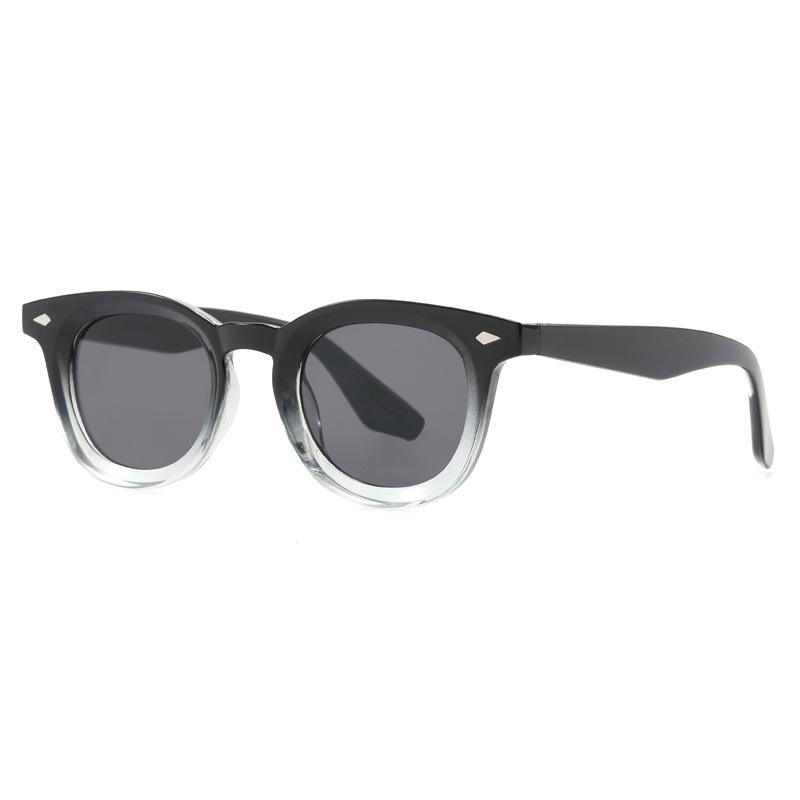 New Vintage Round Sunglasses Women Men Brand Circular Sun Glasses Female Oval Eyewear for Male Female Eyeglasses