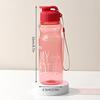 600ML Transparent&Portable Leak-proof Shaker Sports Water Bottle with Lid for School Gym Travel Girl Boy BPA Free Children's Mug