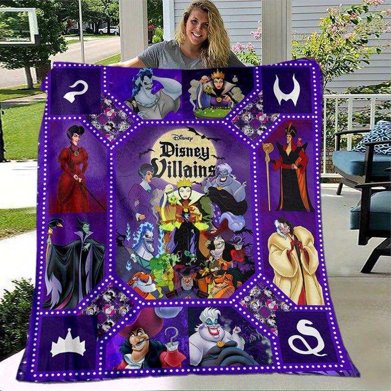Witch Blanket  Ultra-Soft, Warm, Cozy Throw for Living Room, Sofa, Four Seasons Travel Accessory  Cute Cartoon Character Home Decoration