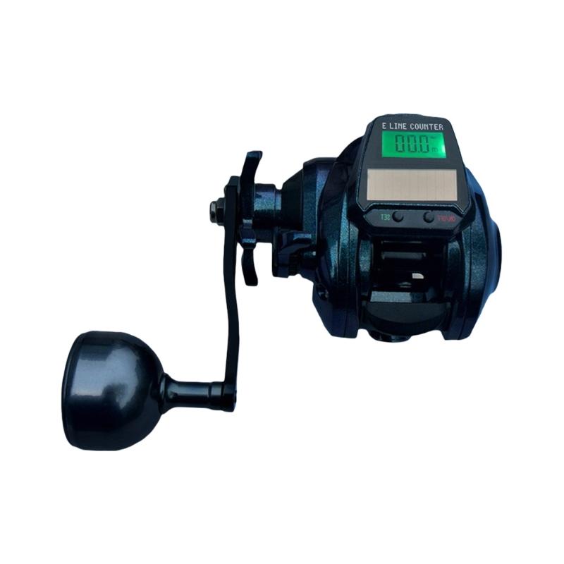 Corrosions Resist Saltwater Freshwater Fishing Reel Electronic LED Screen Fishing 7.2:1 High Speed Powerful Fishing Reel
