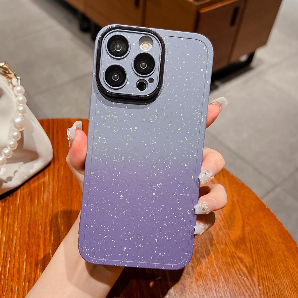 Applicable To Apple 15 ProMax Gradient Phone Case Psychedelic Starry Sky IPhone 14 Creative Lens Film 13 Protection Case