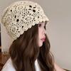 Women's Loose Fitting, Brimless Beanie, Knitted Hollow Hat, Toe Cap, Women's Hat, Thin Cut, Woolen Hat, Knitted Hat, Pile Cap