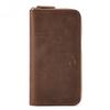 Vintage Crazy Horse Leather Wallet Men's RFID Business Long Premium Handbag Leather Wallet Men's Wallet