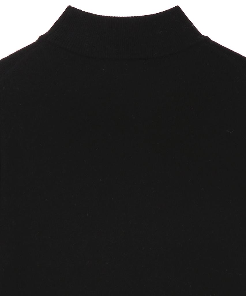 IL CORSO Cashmere Blend Mock Neck Knit Black