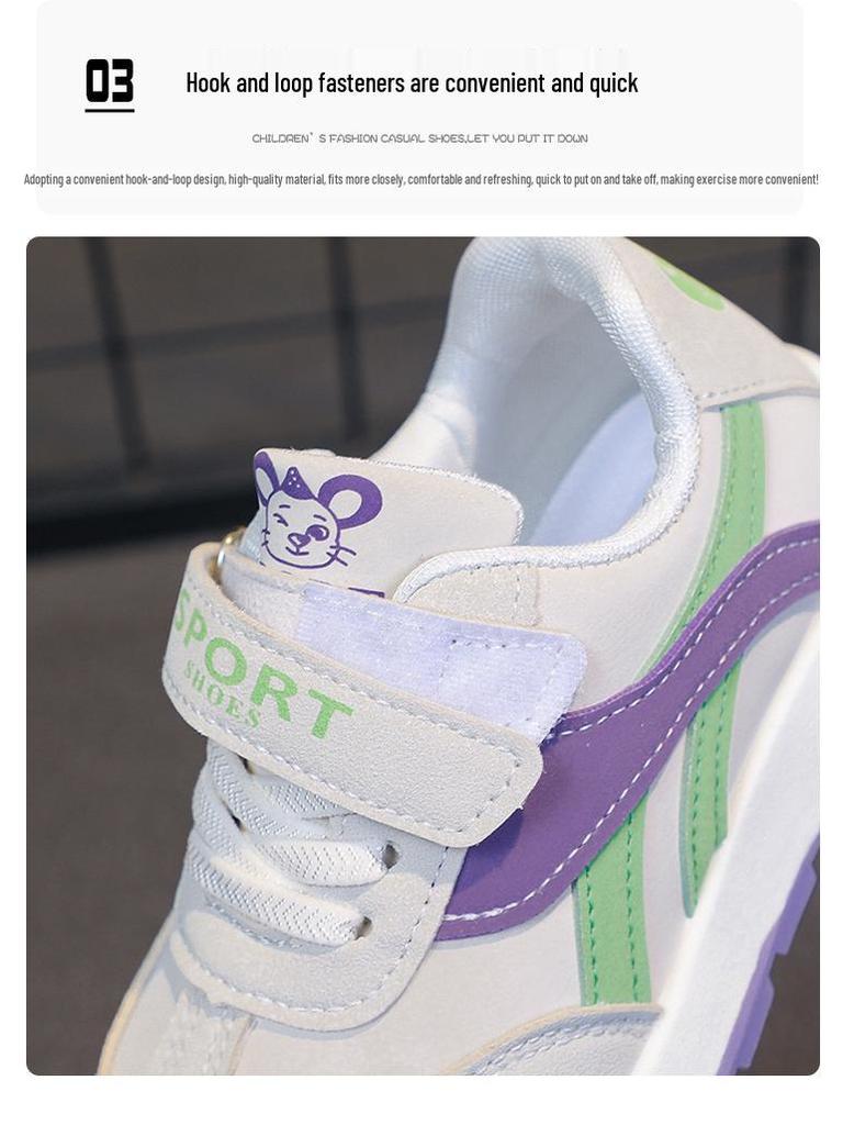 Kids' Breathable Mesh Sports Shoes - Non-slip, Versatile Casual Sneakers for Boys and Girls