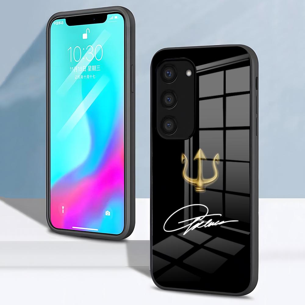 

Rapper W-Werenoi Phone Case For Samsung S26 S25 S24 FE S23 S22 S21 Plus S20 Ultra Note20Ultra Black Glass Cover Galaxy S25 plus
