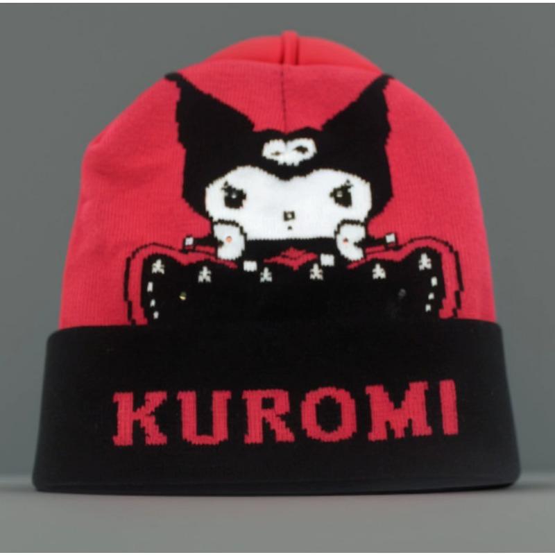 Hllokitty knitted hat cartoon cute kt cat cold hat girls autumn and winter warm cover wool hat