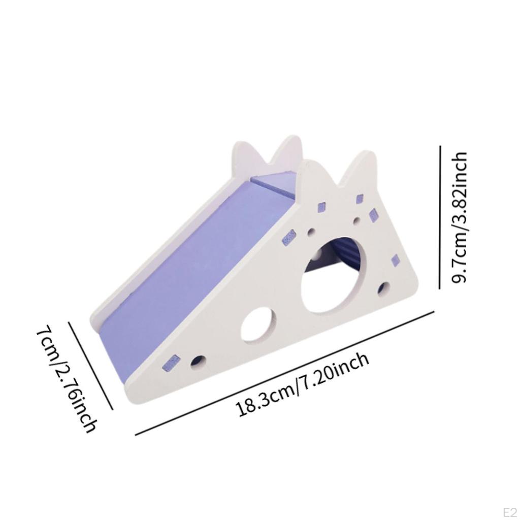 Hamster Hideout House Cage Accessories Breathable Rat Playground Funny Habitat Decor Hut for Mice