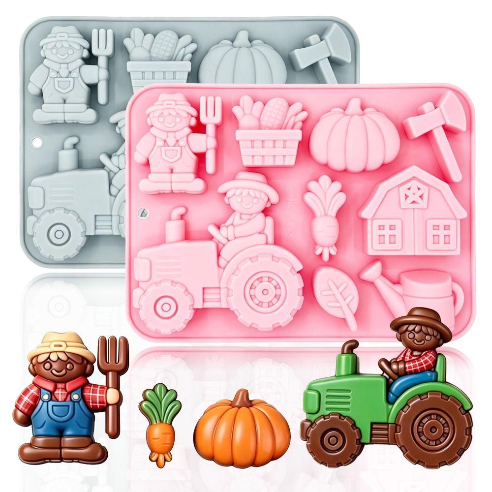 9 Options Mousse Cake Mold Farm Theme Baking Mould Chocolate Dessert Mold  Homemade Candy