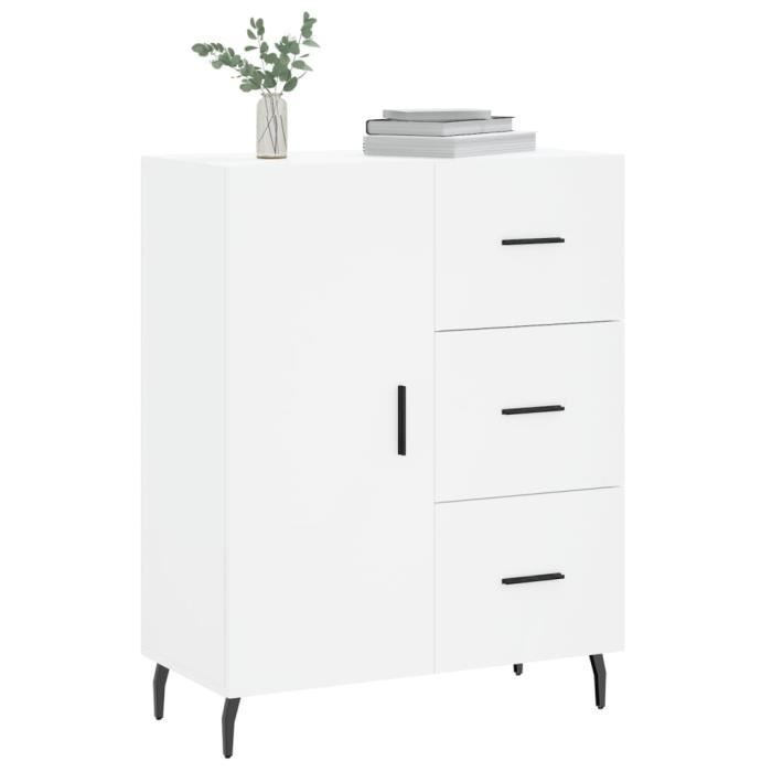 VidaXL Buffet White 69.5x34x90 Cm Engineered Wood 827932