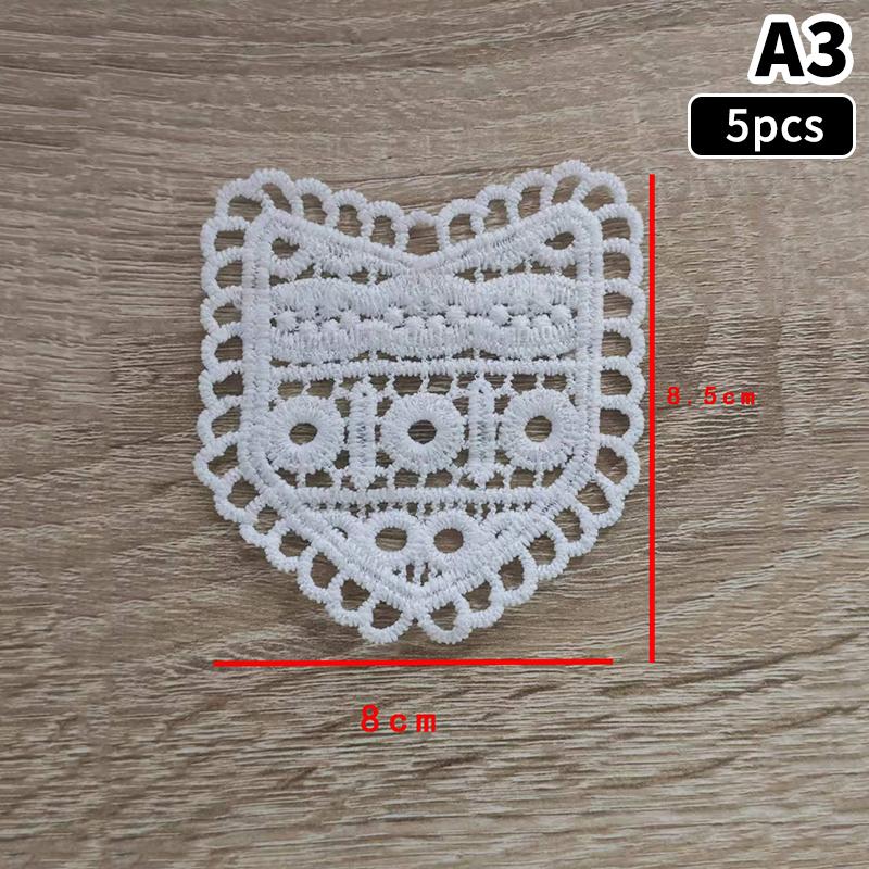 5Pcs Cotton Jeans Waist Expander Soft Hollow Lacework Adjustable Waist Extenders for Men Women Daily Wear