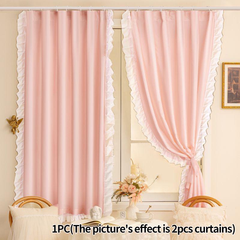Blackout Window Curtain Self-adhesive Sunshade Curtains French Curtains Home Sun Shade Cloth Bedroom Privacy Protection Curtain