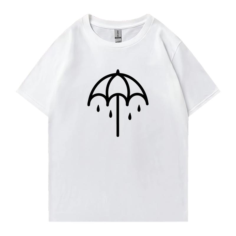 

Umbrella Bring Me The Horizons Metal Washed Oversized t-shirt Street Hip Hop 100% Cotton Men Women short sleeve t-shirts Unisex 4XL