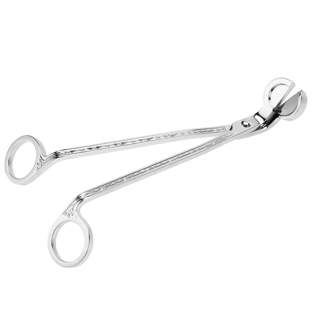 Fashion Plating Stainless Steel Candle Heart Clip Wick Trimmer Scissors Tool(black)