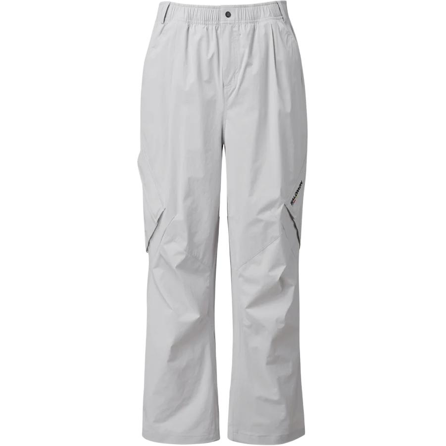 

Salomon Solid Color Button Pocket Cargo Pants Men pants White C28066 2XL