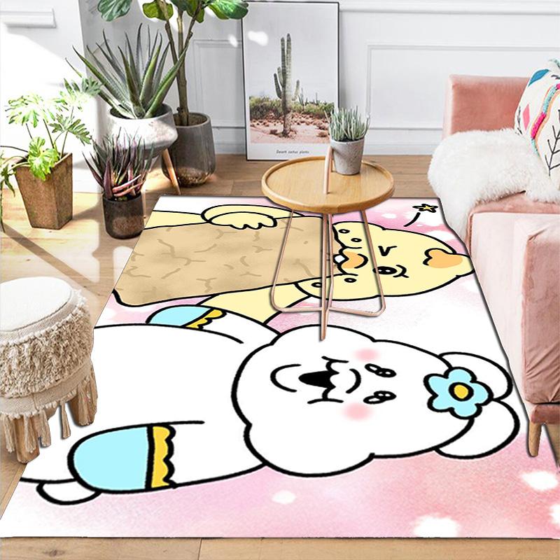 Cute Cartoon Style Rug Floor Mat for Living Room or Bedroom Soft and Comfortable Carpet a Gift for Birthday and Holiday.ZFF0913243