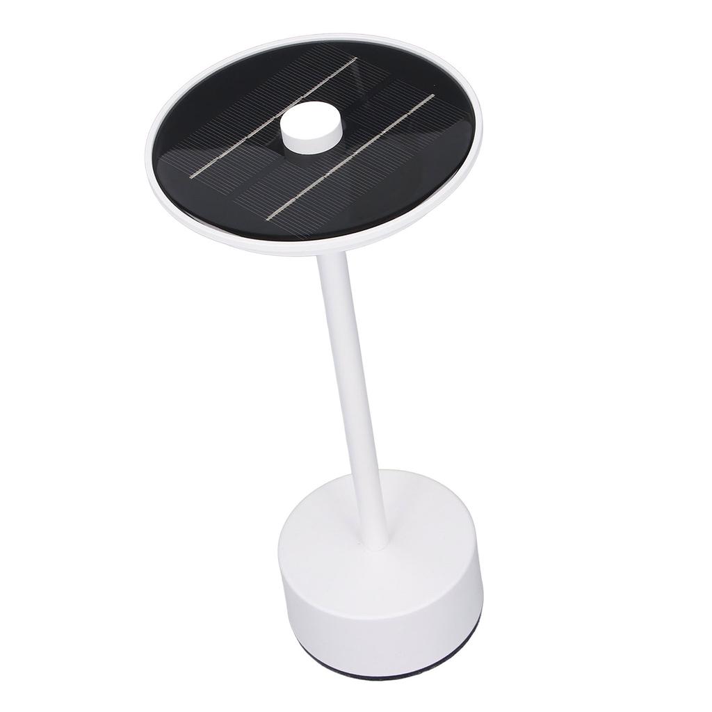 Solar Table Lamp LED Cordless 3 Light Source Touch Control Stepless Dimmable IP44 USB Rechargeable B