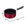 Thermos Durable Series Single Pot Cook Pan 18cm Red IH Compatible KNA-018S R