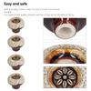 4pcs Easy Install Door Knobs Round Drawer Knobs Vintage Cabinet Handles  Living Room