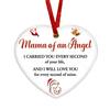 Memorial Christmas Ornaments Hug from Heaven Heart Shaped Christmas Tree Ornament