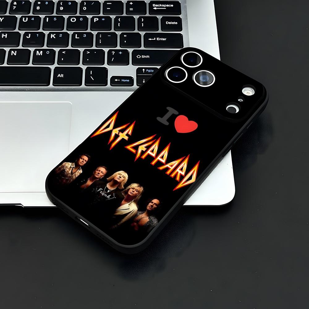 Hot Rock Band D-Def Leppard Phone Case For IPhone 17 Air 16 E Pro Max 15 14 13 Mini 12 Pro 11 Max Plus Black Soft Shell
