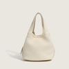 IELGY fashion simple soft leather texture shoulder bucket bag women
