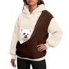 Wearable Blanket Hoodie - Warm  Print Sweatshirt For Adult Women, Moms, Men