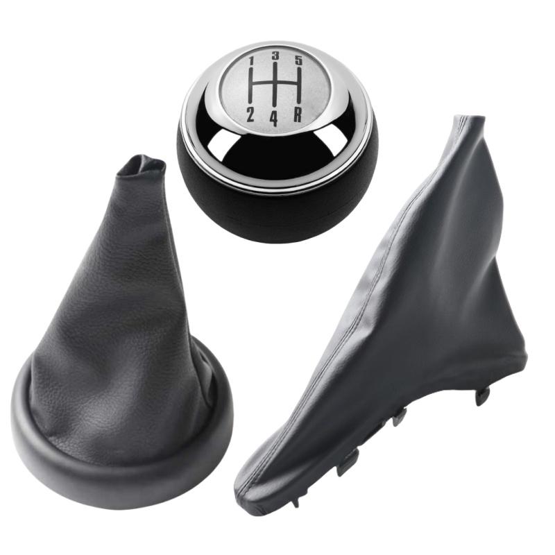 5/6 Speed Car Gear Shift Knob Lever Shifter Pen Leather Gearbox Gaiter Boot Cover Case For BMW Mini Cooper R50 R52 R53 2001-2008