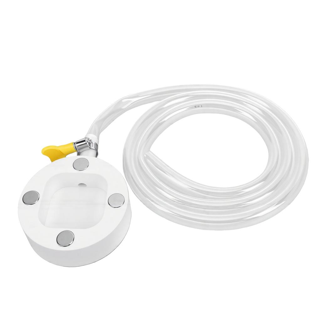 Kit di drenaggio AC per finestre magnetiche Tubo di scarico condensa trasparente con fascetta in acciaio inossidabile Adattatore di scarico magnetico per AC da finestra e
