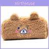 Bear Plush Adorable Pen Bag With Large Storage Space For Children Teens And