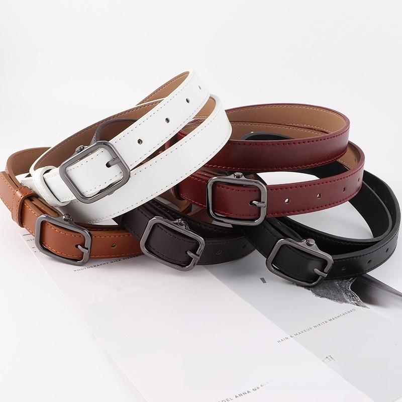Fashionable Simple Womens Belt Metal Pin Buckle Outdoor Casual Band Waist