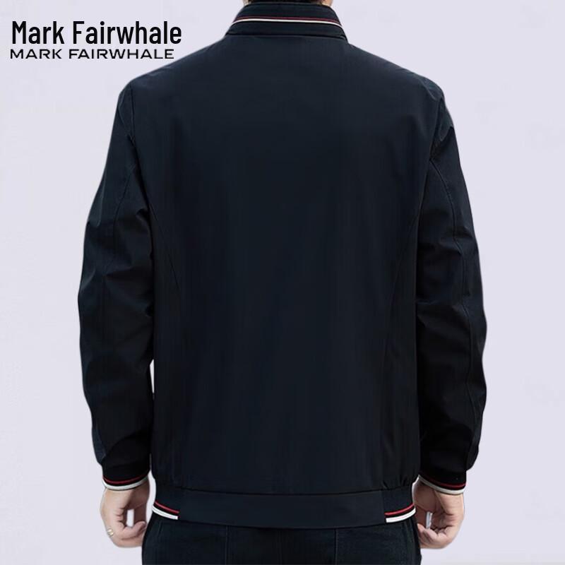 Mark Fairwhale Men's Stand Collar Casual Jacket