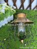 Solar Wrought Iron Hanging Light for Outdoor Courtyards and Balconies