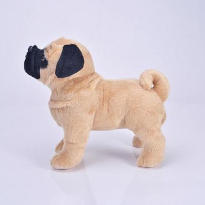Simulation Plush Toy Dog Animal Plush Doll Simulation Pug Dog Plush Doll