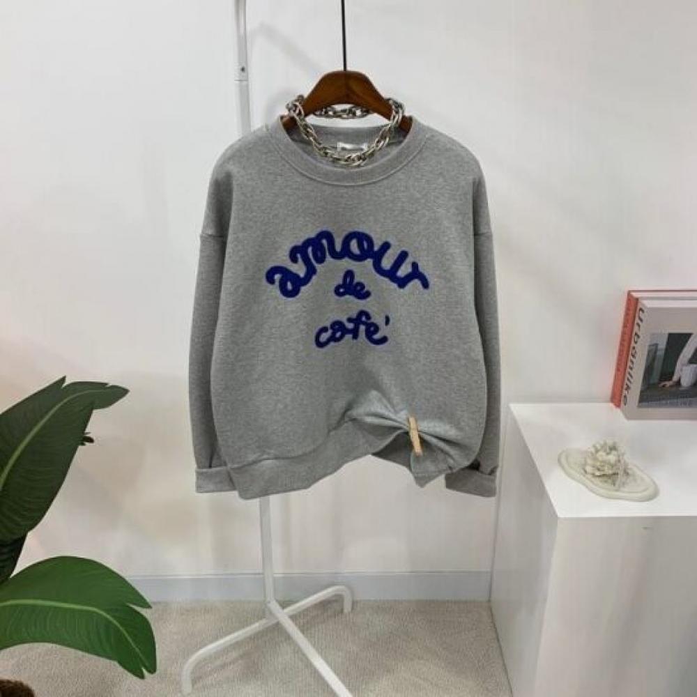 C S In The Room Ode Embroidered Long Sleeve SweatShirt 4ColorS