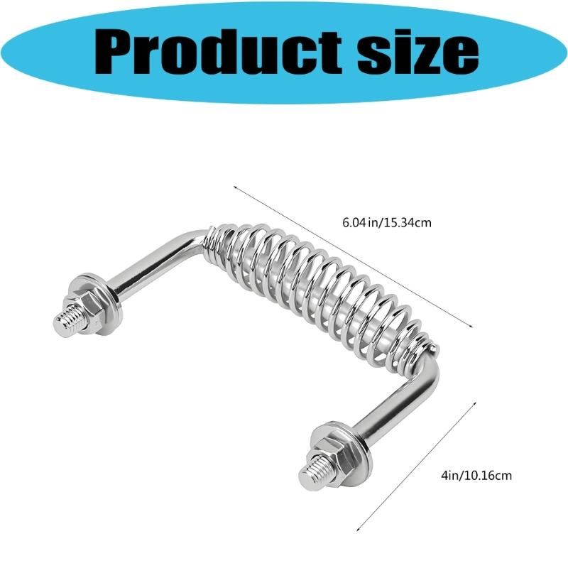 Reliable Bolt Fixed Spring Handle 304 Nonrust Steel Barbecue Replacement Handle For Various Grills Applications