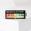 Fashion Cartoon Mood Battery Brooch Niche Personalized Pin Women'S Clothing Accessories Corsage Matching