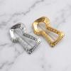 Corsage Ornament Coat  Pin French Style Metal Glossy Brooch Uniform Keyhole Brooch  Party