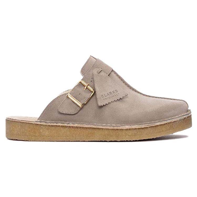Clarks Originals Trek Mule Sand Suede (Womens) Women Sneakers Brown 26168576