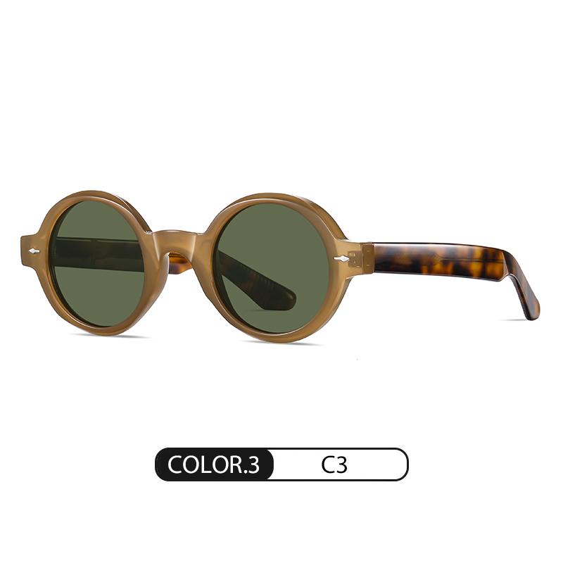 1pcs Latest retro anti-blue round light glasses driving sunglasses fashion trend anti-blue light glasses for Daily Use