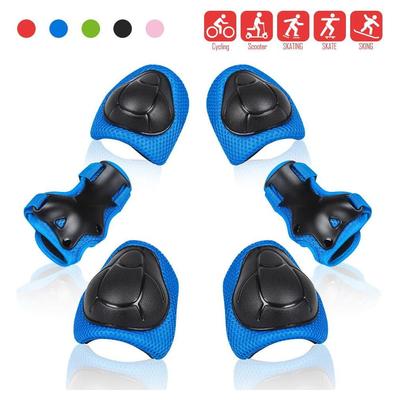 Set de Rodilleras para Niños de 6 Piezas - Muñequeras y Coderas para Patinaje sobre Ruedas, Ciclismo y Deportes