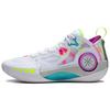 New LiNing Shadow 3 Anti Slip Wear Resistant Low Top Basketball Shoes Standard White ABPS041-3