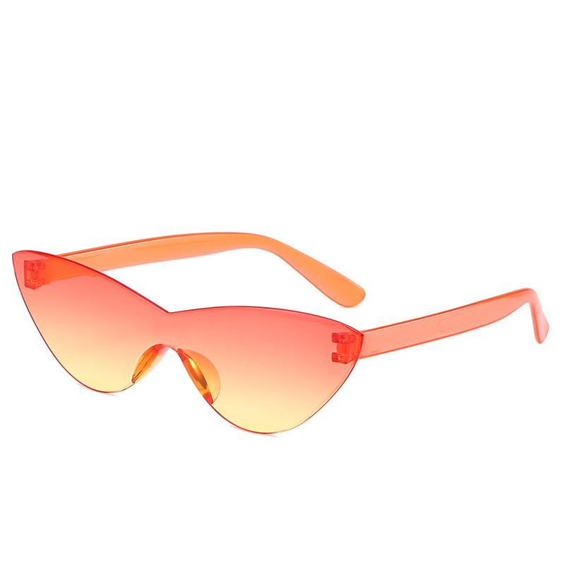 Purple Black Red Sunglasses Cateye Eyewear Women Brand Designer Small Triangle Vintage Sun Glasses Retro Sexy Cat Eye Sunglasses