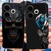 2024 Fashion Case For Tecno Pova 6 Neo Black Silicone Soft TPU Back Cover For Tecno Pova 6Neo 4G Phone Cases