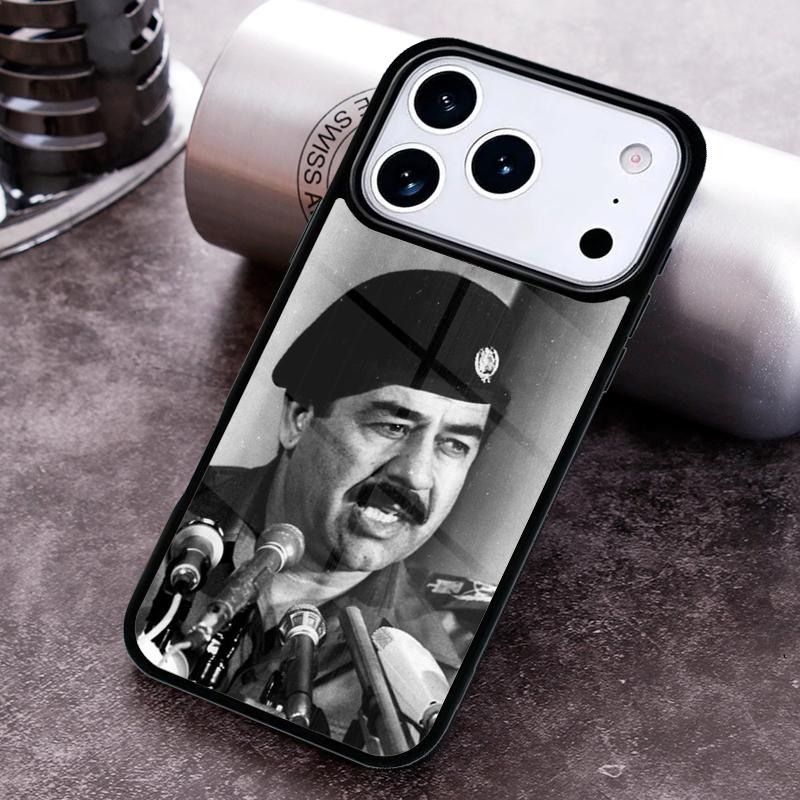 Custodia Fashion Saddam Hussein Iraq Custodia per Telefono Araba per iPhone 17 16 15 Pro Max Air 14 13 12 11 Plus Copertura Antiurto