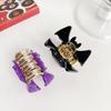 Y2K Halloween Bat Hair Claw Dazzling Colors Bat Wings Hair Claw Shiny Acrylic Shark Clip  Festival