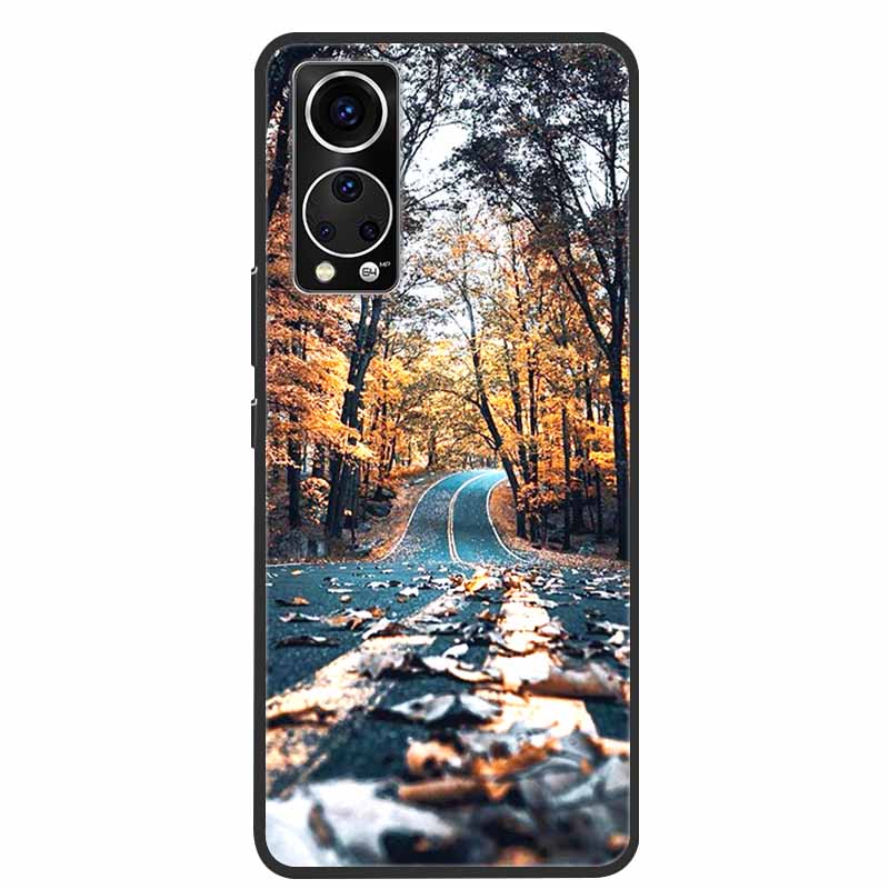 Für ZTE Axon 30 Handyhülle Cover Cooler Wolf Löwe Tiger Schwarzes Silikon Weiche Hülle Für ZTE Axon 30 Rückabdeckung Hülle Axon30 5G Hülle