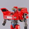 Transforming Robot Racing Car: Child's Inertial, Drop-Resistant Sports Model