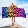 Exotischer Blumendruck Weiches Mikrofaser-Badetuch Groß Wasserabsorbierend Für Strand und Surfen