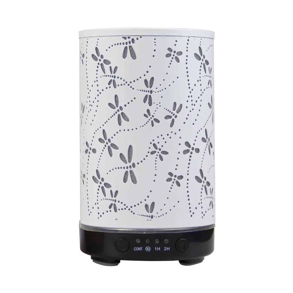 Timing Function Essential Oil Diffuser 100ml Scent Diffuser Hollow Dragonfly Bee Ultrasonic Air Humidifier Iron Aroma Diffuser
